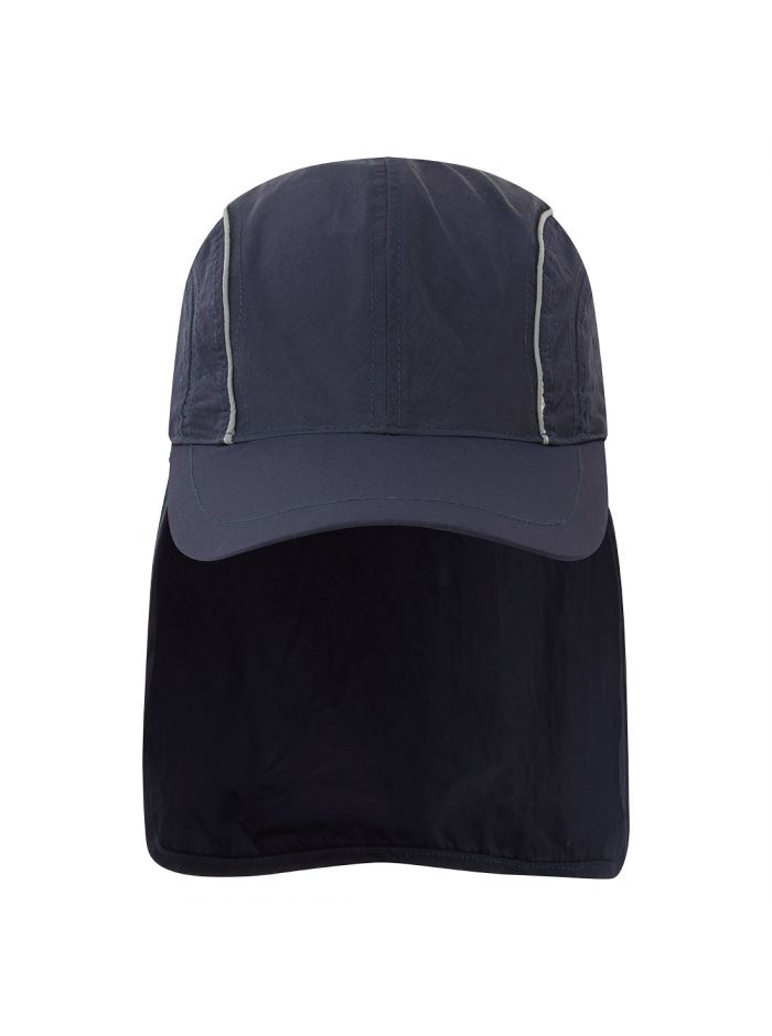 Atmungsaktive Sonnenschutzkappe, , R, Marine