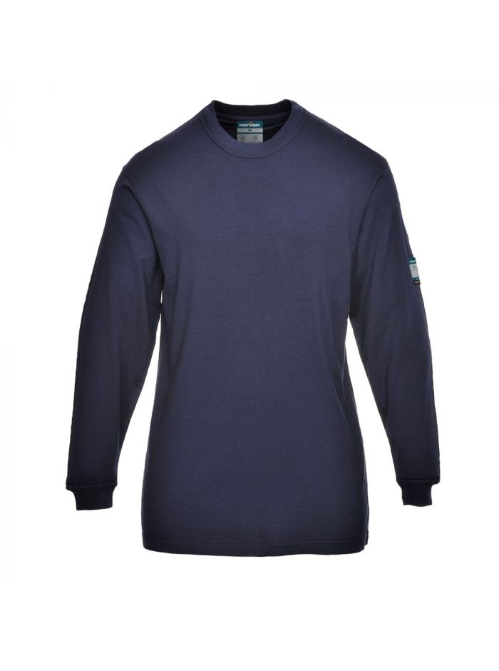 Modaflame Knit FR Damen T-Shirt langarm, L, R, Marine