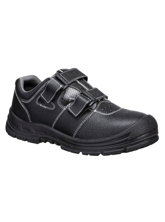 Sandale S1P SR FO, 36, Y, Schwarz/Grau