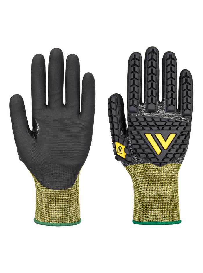 Impact E18 Antistatischer ESD-Handschuh aus Nitril, L, R, Schwarz