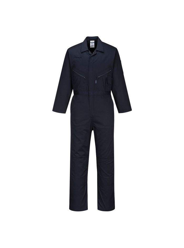Kniepolster-Overall, L, R, Dunkel Marine