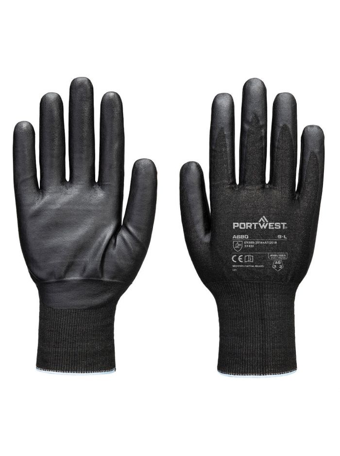 Cut F21 Nitril-Wolfram-Handschuh A9 , L, R, Schwarz