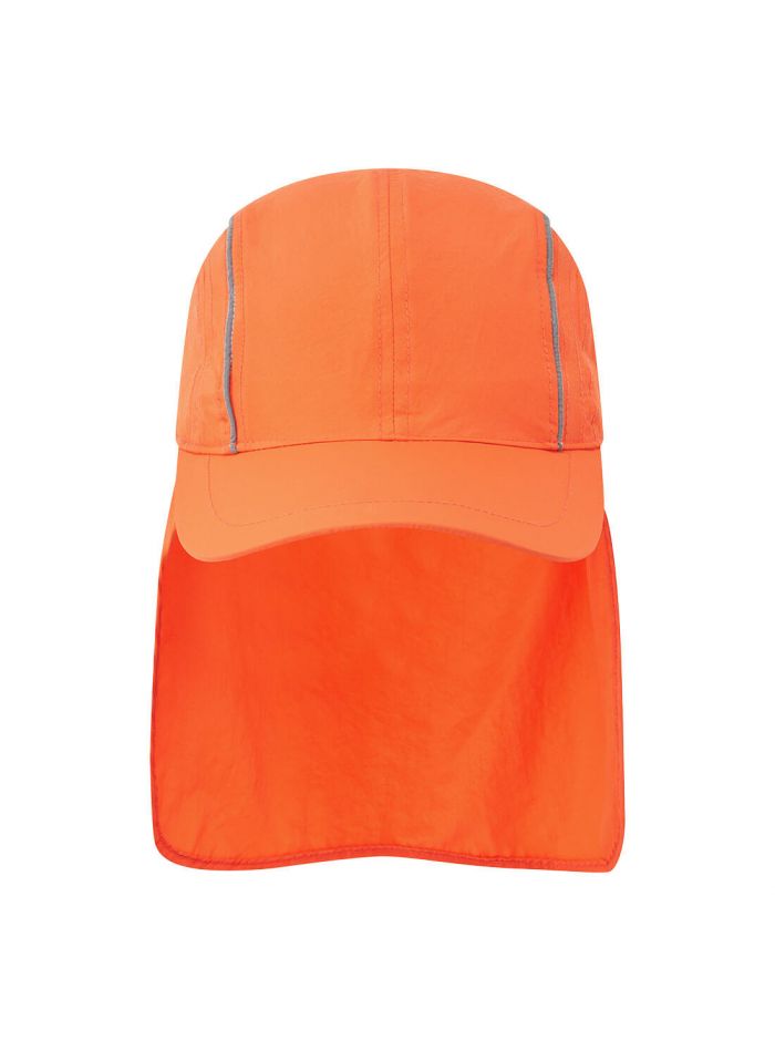 Atmungsaktive Sonnenschutzkappe, , R, Orange