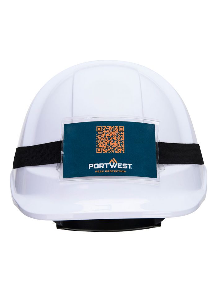 Universal Helmet Badge Holder, , R, Schwarz