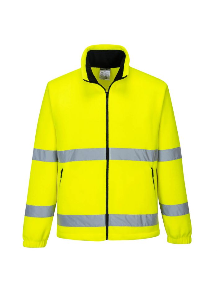 Warnschutz Windbreaker Fleece, L, R, Gelb