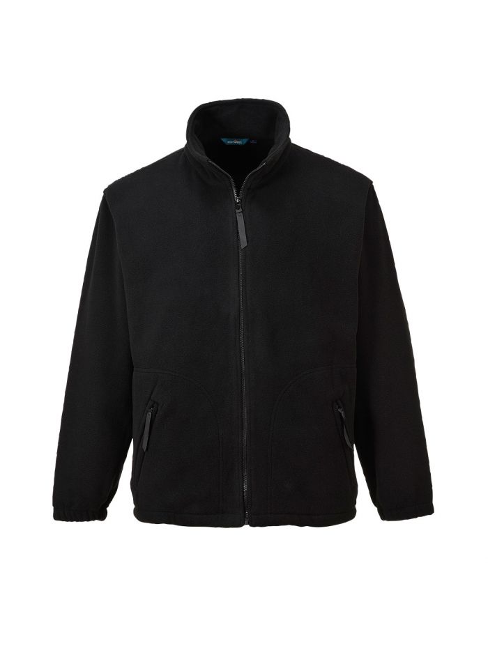 Argyll warme Fleecejacke, 4XL, R, Schwarz