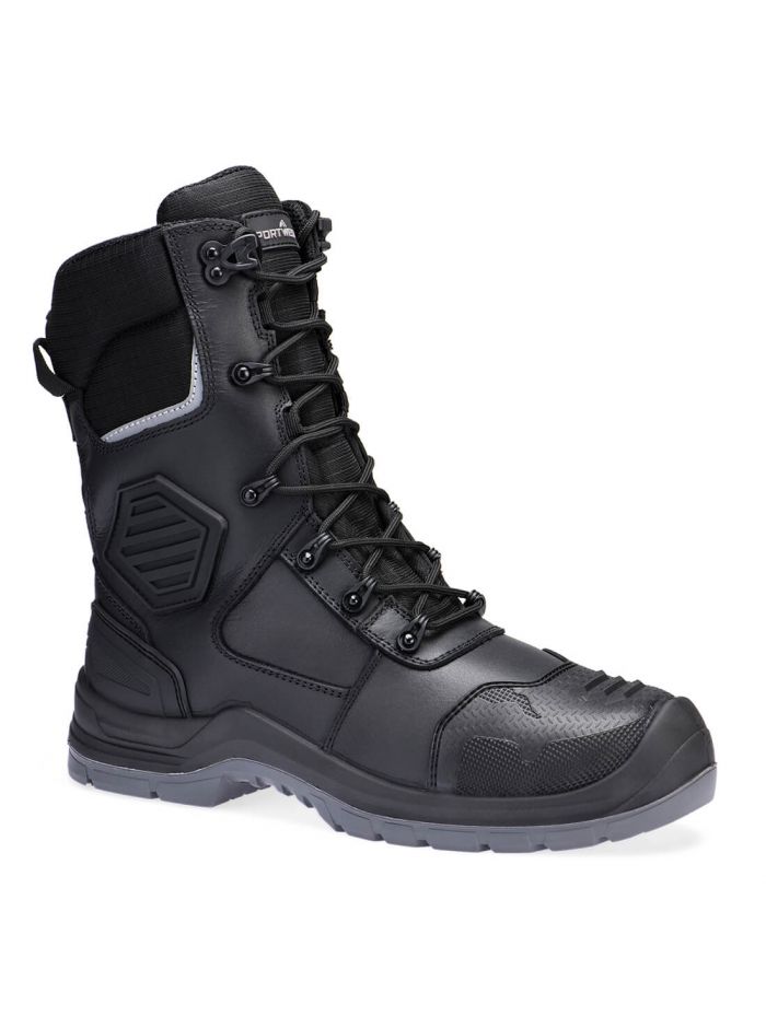 Composite Leather High Boot S7L HRO M CI HI LG SC AN SR FO, 36, R, Schwarz