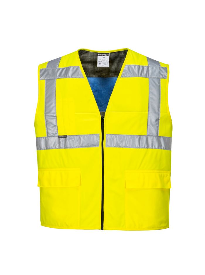 Warnschutz Kühlweste, L/XL, R, Gelb