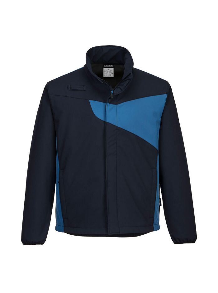 PW2 Softshelljacke (2L), L, R, Marine/Royal