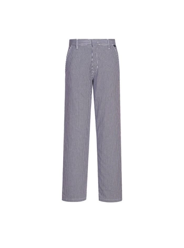 Chef's Barnet Hose , L, R, Blaues Karo