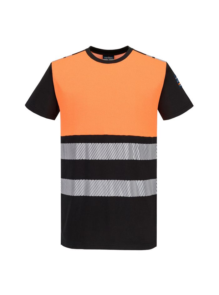 PW3 Modaflame Class 1 T-Shirt, 4XL, R, Orange/Schwarz