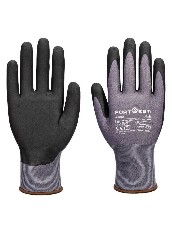 ESD 15 Nitril Essential Multipack (Pk12), L, R, Grau/Schwarz
