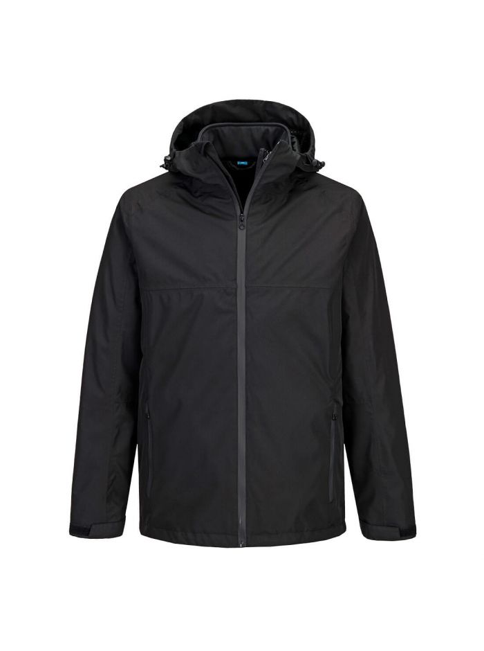 Professional 3in1 Rain Jacket, 4XL, R, Schwarz