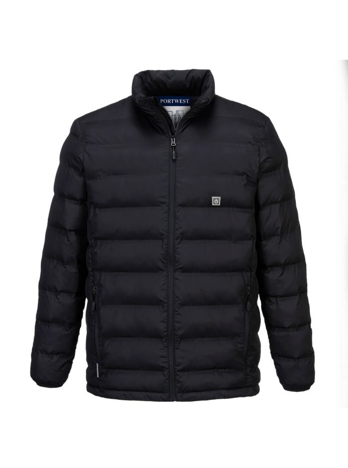 ULTRASONIC beheizte Tunnel Jacke, L, R, Schwarz