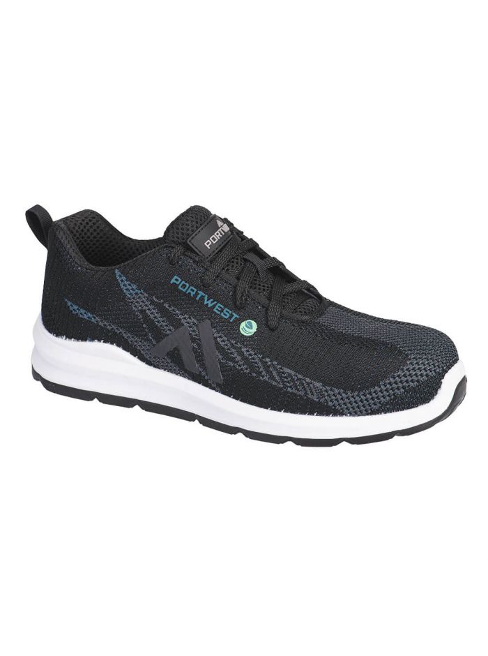 Eco Fly Composite Trainer S1PS SR FO, 36, B, Schwarz/Blau