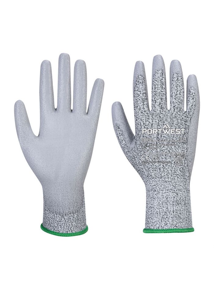 Cut B13 PU Glove  (PK12), L, R, Grau