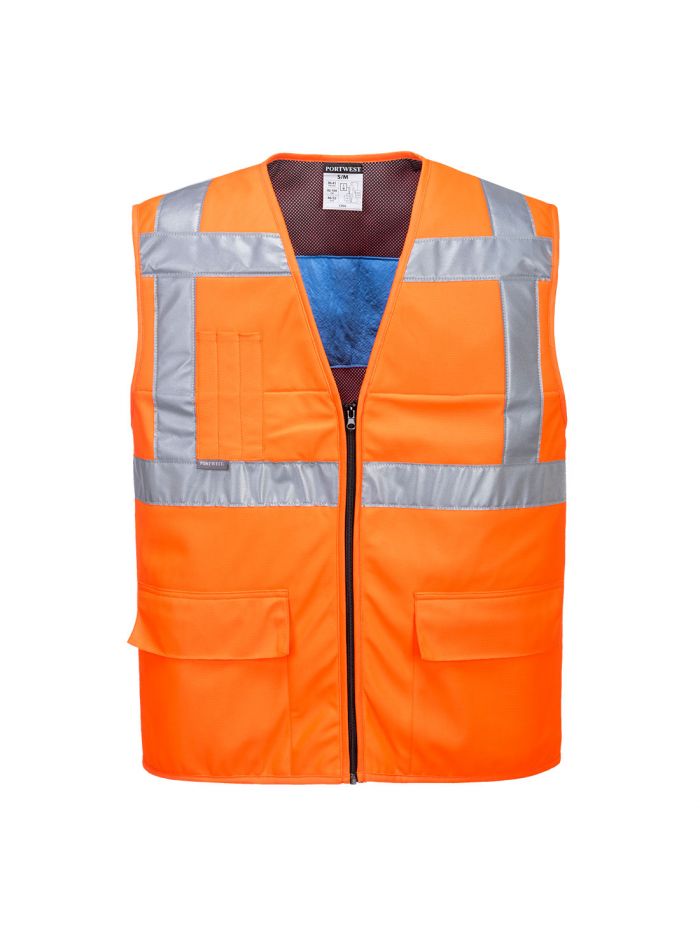 Warnschutz Kühlweste, L/XL, R, Orange