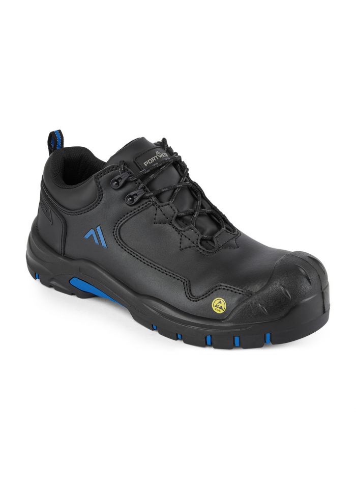 Apex Compositelite-Schuh S3S ESD HRO SR SC FO, 35, B, Schwarz/Blau