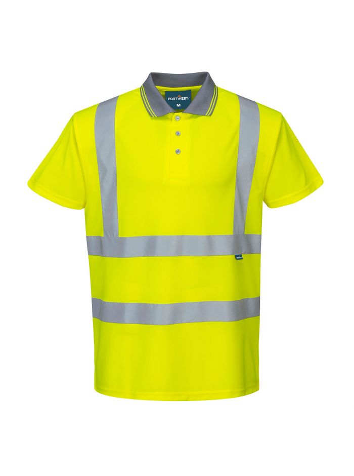 ES1 Essential HV PoloShirt S/S, 4XL, R, Gelb