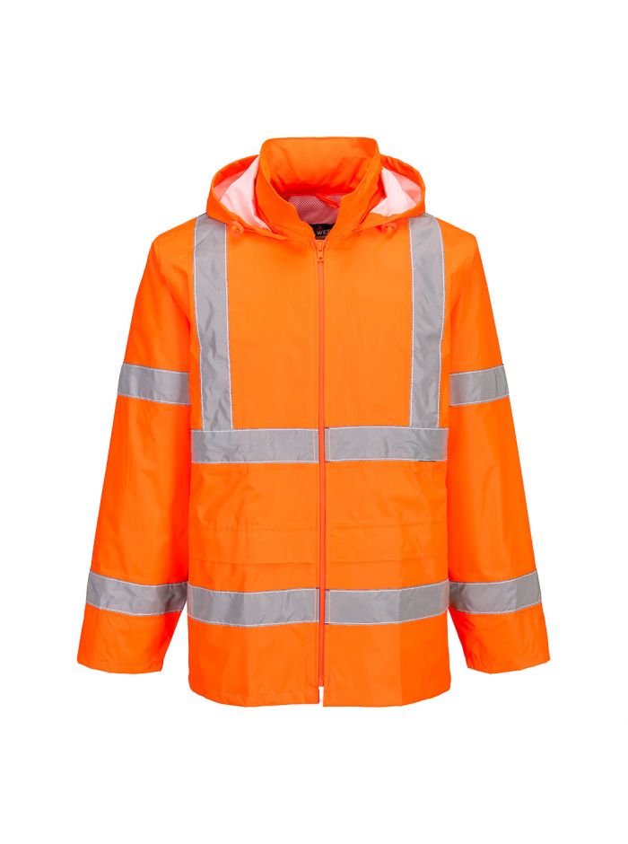 ES1 Essential HV Rain Jacket, 4XL, R, Orange