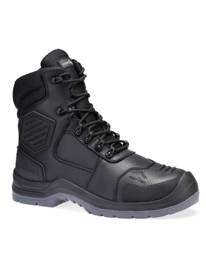 Composite Leather Mid Boot S7L HRO M CI HI LG SC AN SR FO, 36, R, Schwarz