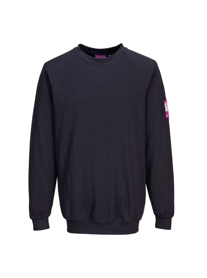 FR Modaflame Anti-Static Sweatshirt mit langen Ärmeln, 4XL, R, Marine