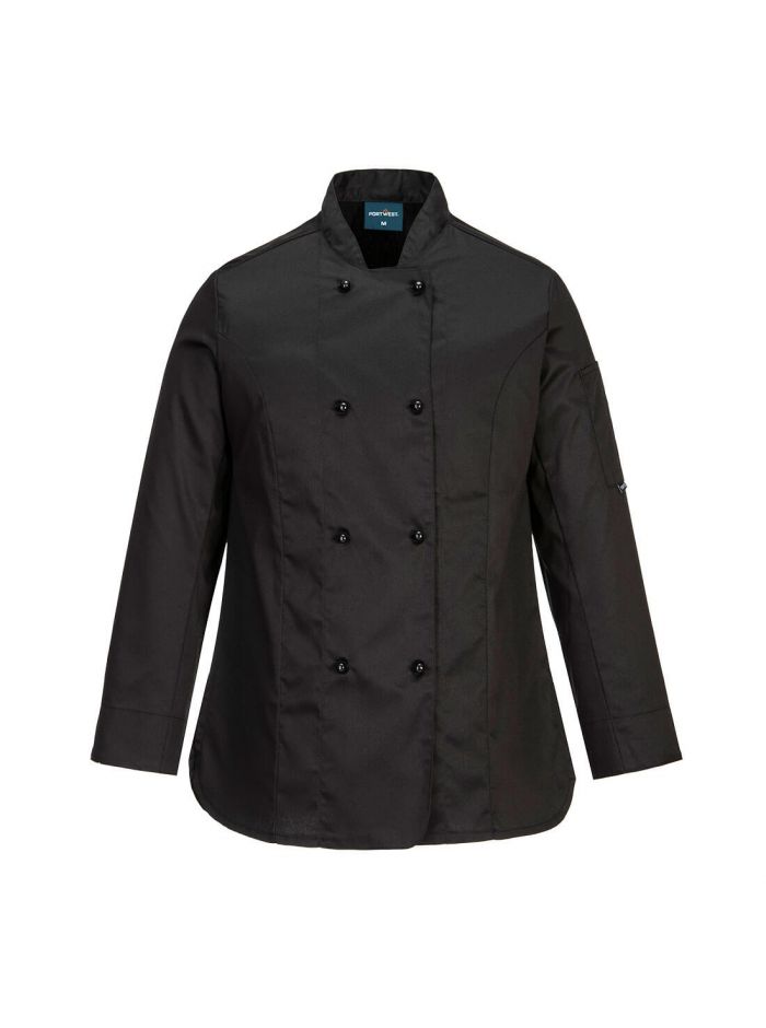 Rachel Damenkoch Jacke langarm, M, R, Schwarz