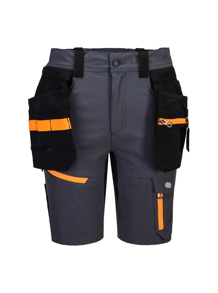 EV4 Leichte abnehmbare Holstertasche Shorts, 28, R, Metallgrau