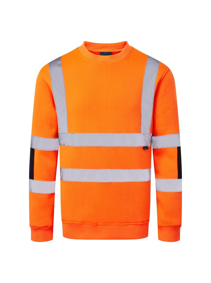 Hi-Vis Knit Sweatshirt, 4XL, R, Orange