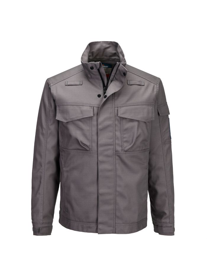 Bizflame Industry FR Jacket, 4XL, R, Grau