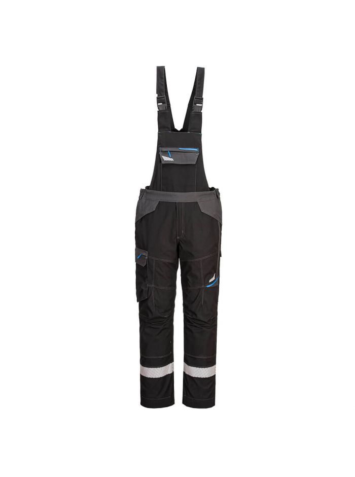 WX3 FR Modaflame Latzhose, L, R, Schwarz