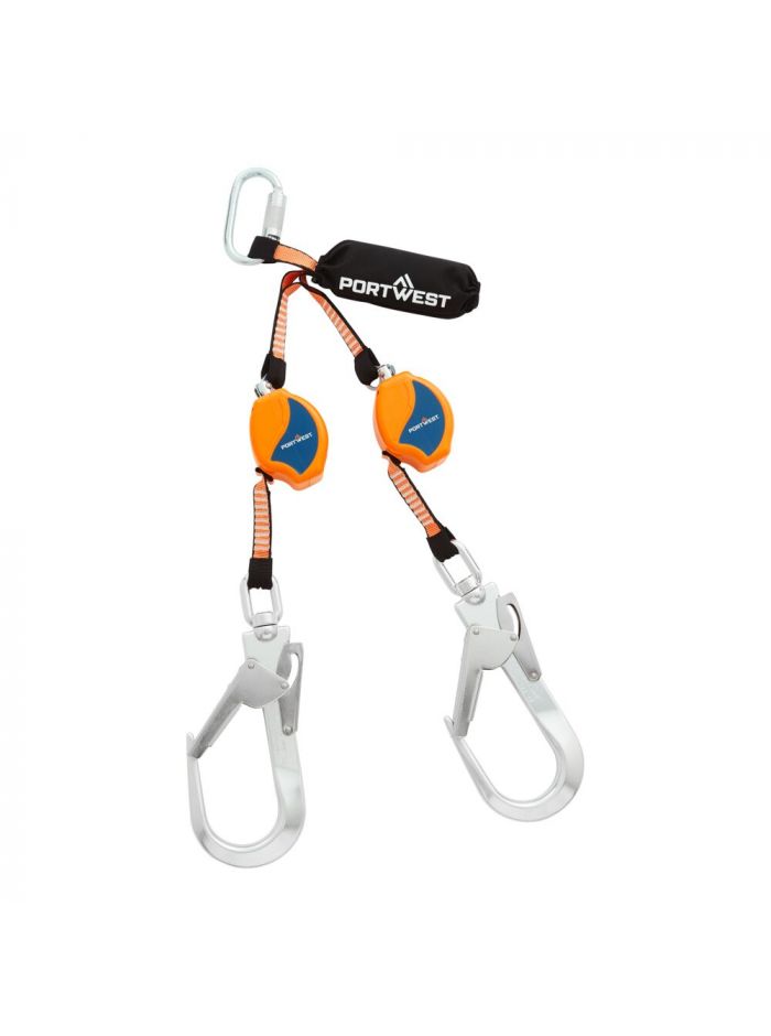 2.5m Self Retract Lifeline 140, , , Schwarz/Orange