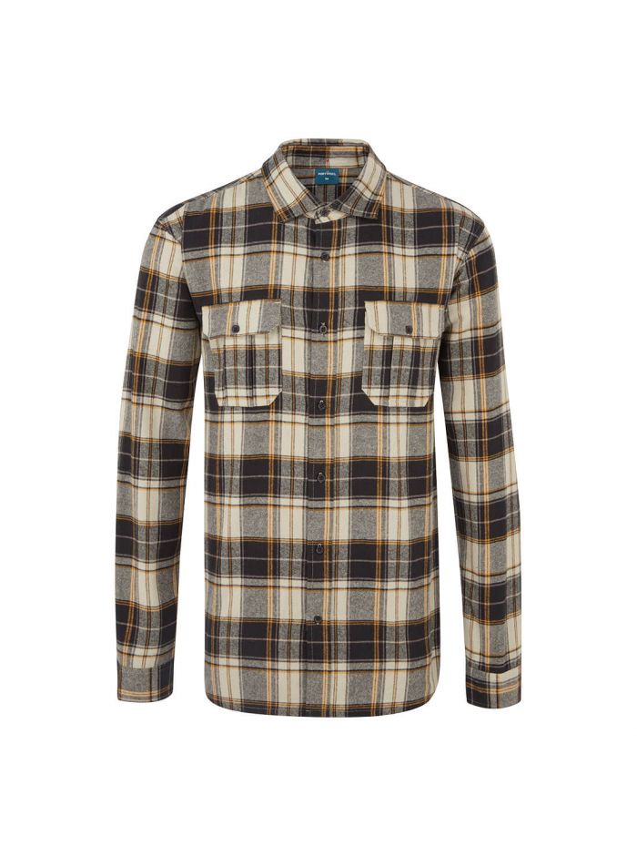 KA3 Karohemd, L, R, Schwarz