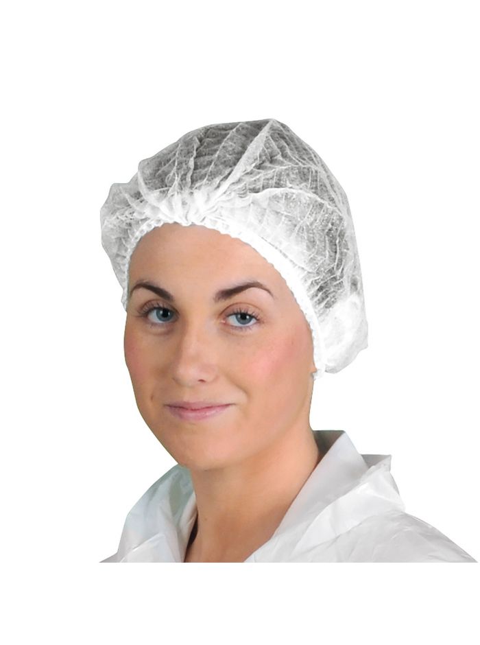 EINWEG-HAARNETZ AUS PP, , R, Weiss