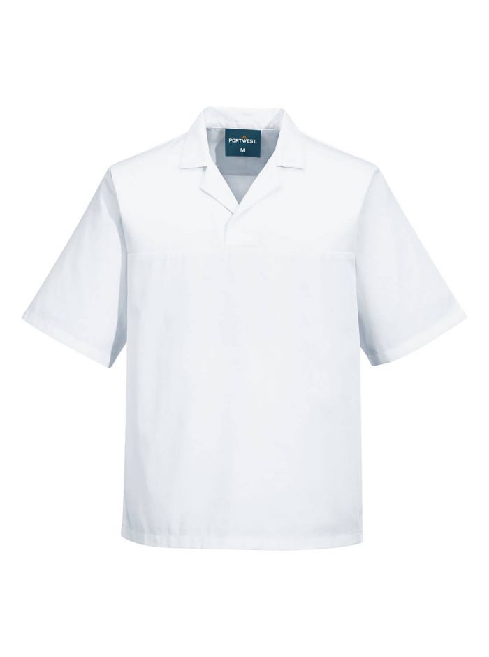 Baker's Hemd ohne Tasche S/S , L, R, Weiss
