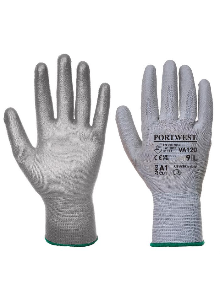 PU Handschuh für Verkaufsautomaten, M, R, Grau