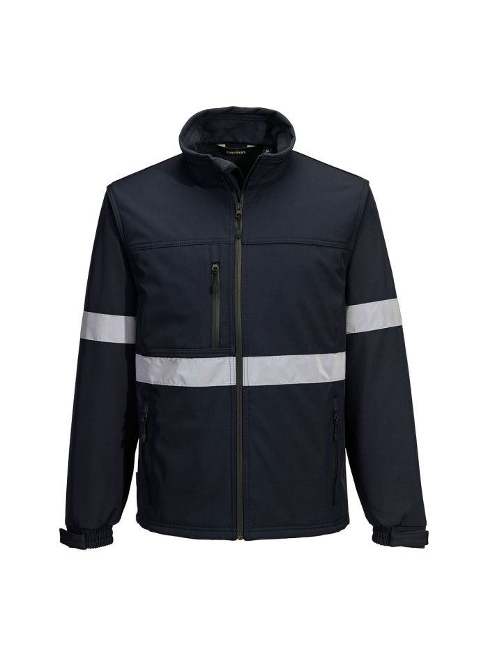 IONA Softshell Jacke (3L), L, R, Marine