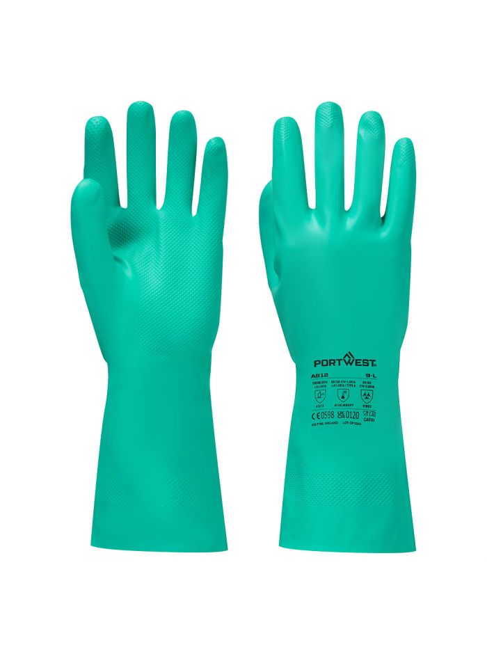 Nitrosafe Plus Chemikalienschutz Handschuh, L, R, Gruen
