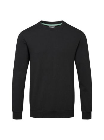 Recycelbares Sweatshirt aus Bio-Baumwolle, L, R, Schwarz