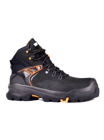 T-Rex Mid/T-Wall Mid S3S HRO CI HI LG FO SR , 36, O, Black/Orange