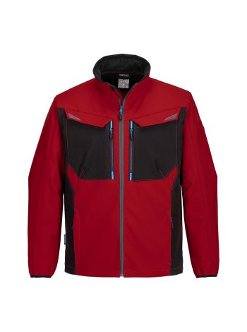 WX3 Softshell Jacke , L, R, Tiefrot