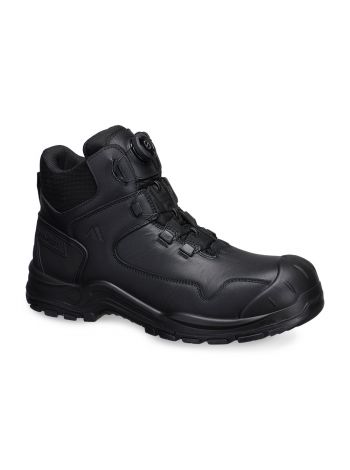 Composite Stiefelette aus Leder S3L HRO SR FO SC, 35, R, Schwarz