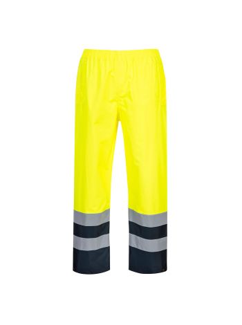 Zweifarbige Warnschutz-Hose, S, R, Gelb