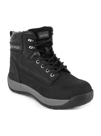 Steelite Constructo Nubuk Stiefel S3 HRO, 39, R, Schwarz
