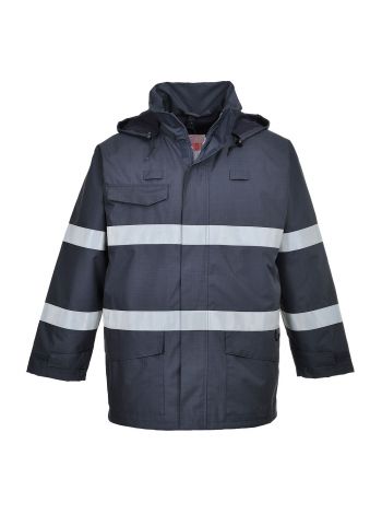 Bizflame MULTISAFE Regenjacke, 4XL, R, Marine