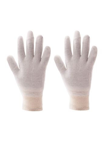 Glattgestrickter Handschuh (600 Paar), XL, R, Beige