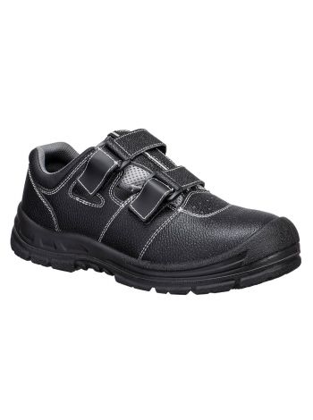 Sandale S1P SR FO, 36, Y, Schwarz/Grau