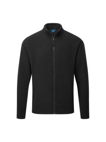 Eco Fleecejacke, 4XL, R, Schwarz