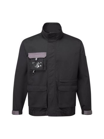 Portwest Texo Kontrast-Jacke, S, R, Schwarz
