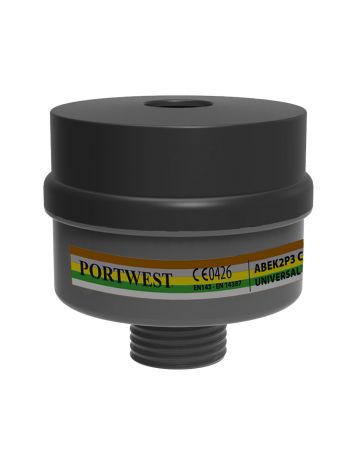 ABEK2P3 Kombinationsfilter Universalgewinde (Pk4), , R, Schwarz